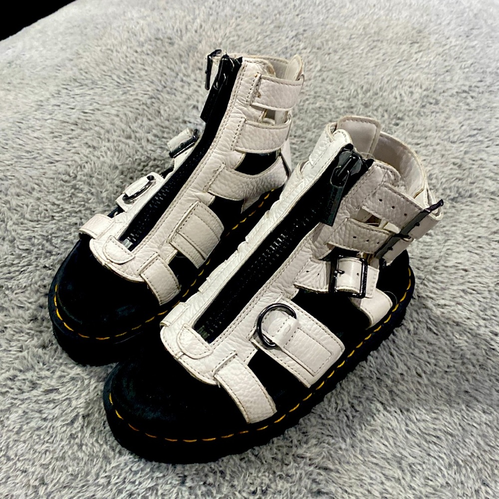 Dr. Martens Giavanna Platform Women's Size US 5 White Softy T Sandal